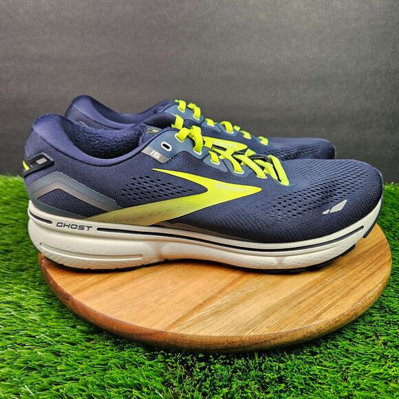 Brooks Ghost 15 Mens Shoes Size 12 2E Blue Athletic Running Walking Sneakers